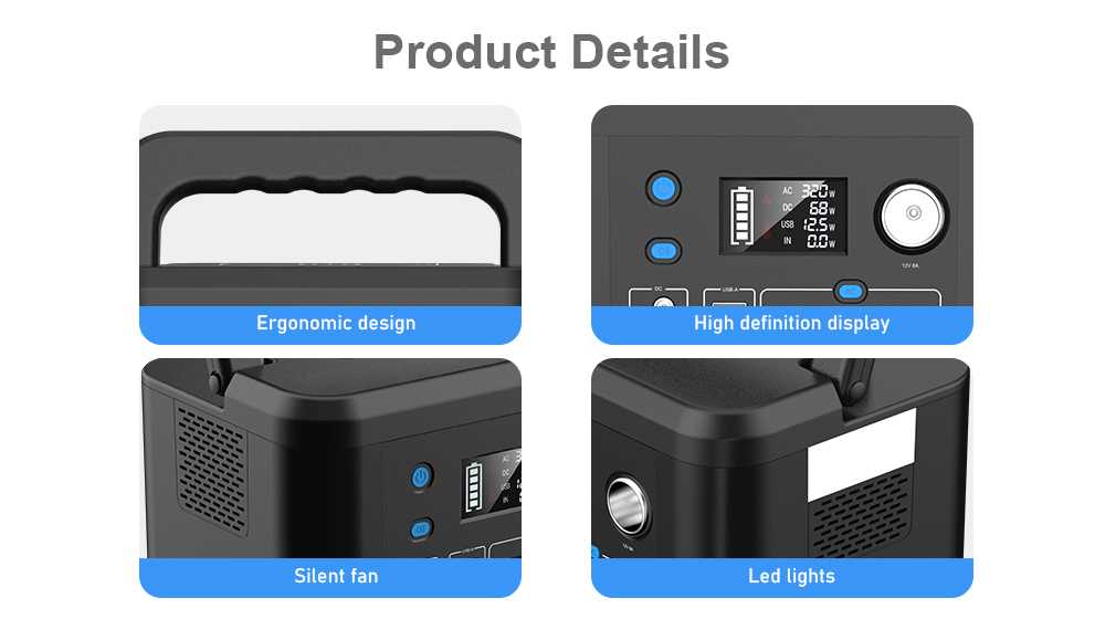 Generador Solar con Pantalla y Luz Led Linterna